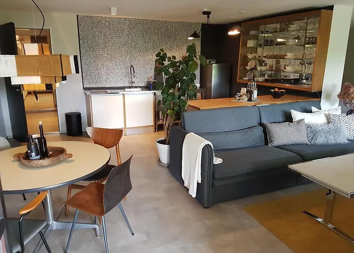 Apartmán Exklusiver Souterrain - Zentral, Ruhig Mit Grosser Terrasse, Bergblick Und Privaten Sauna Zzgl Immenstadt im Allgäu